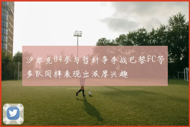 沙尔克04参与哲科争夺战巴黎FC等多队同样表现出浓厚兴趣